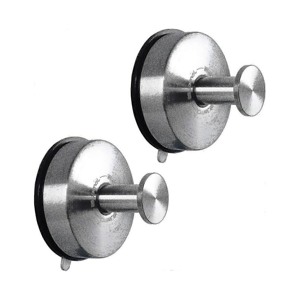 Suction Cup Hook  Pack Of 2 Suction Cup Towel Hook Stainless Steel Dish Towel H