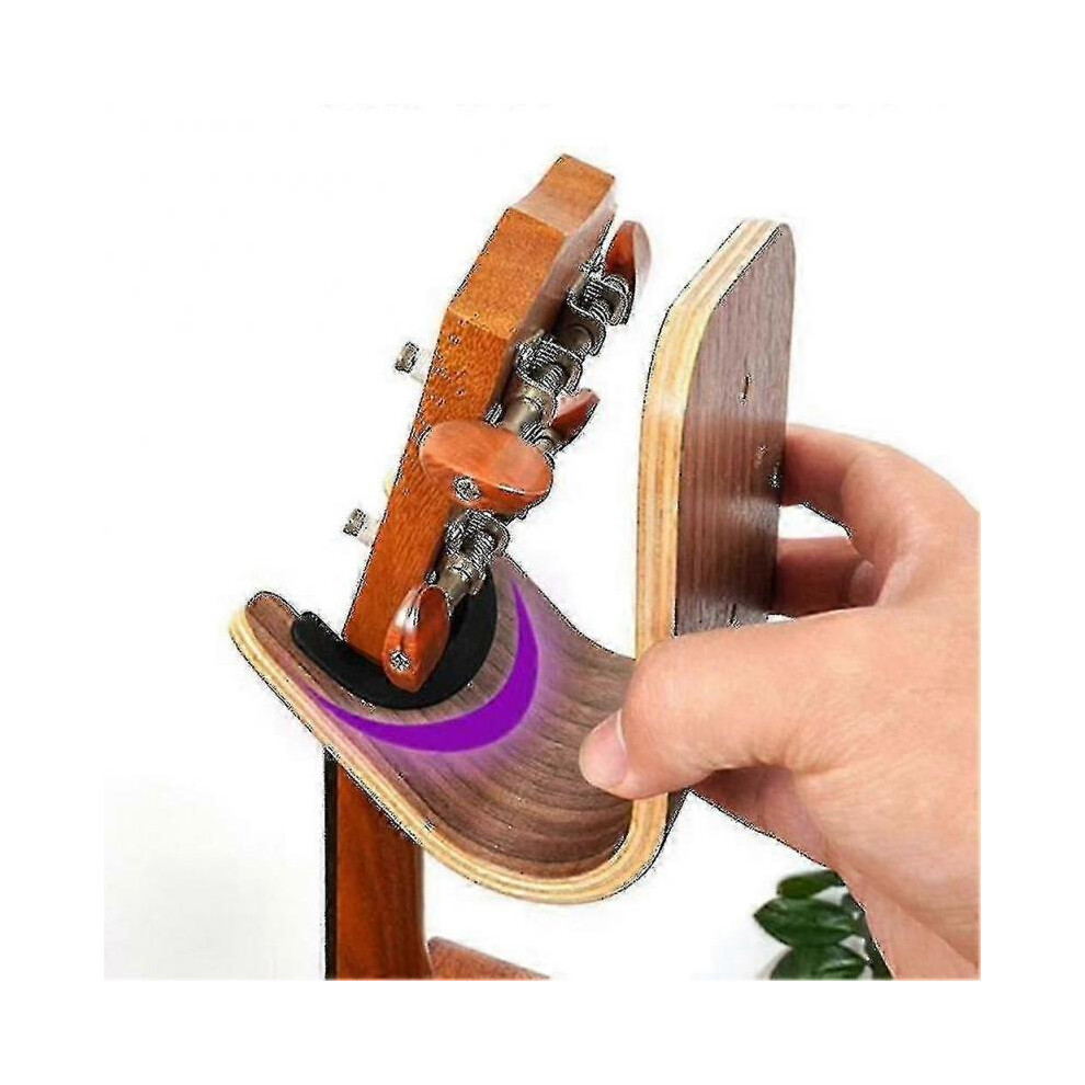 Guitar Skateboard Wall Hanger Unique Design Bent Wood Guitar Hanger Wall Mount Guitar Holder Acoust