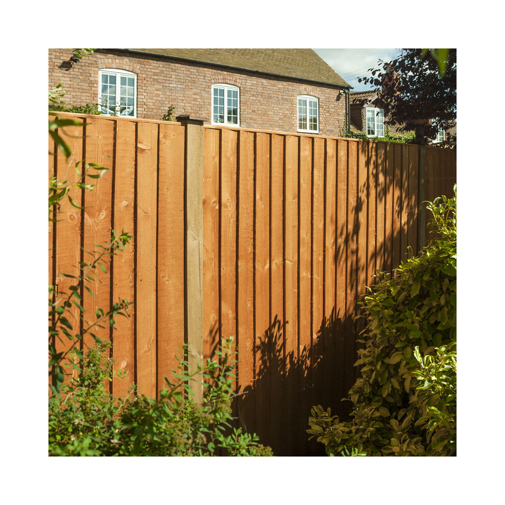 6x4 Vertical Board Panel Dip Treated (Pack of 3) - L183 x W183 x H122 cm