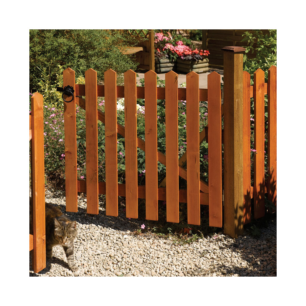 Picket Fence Gate - L91.5 x W90 x H90 cm