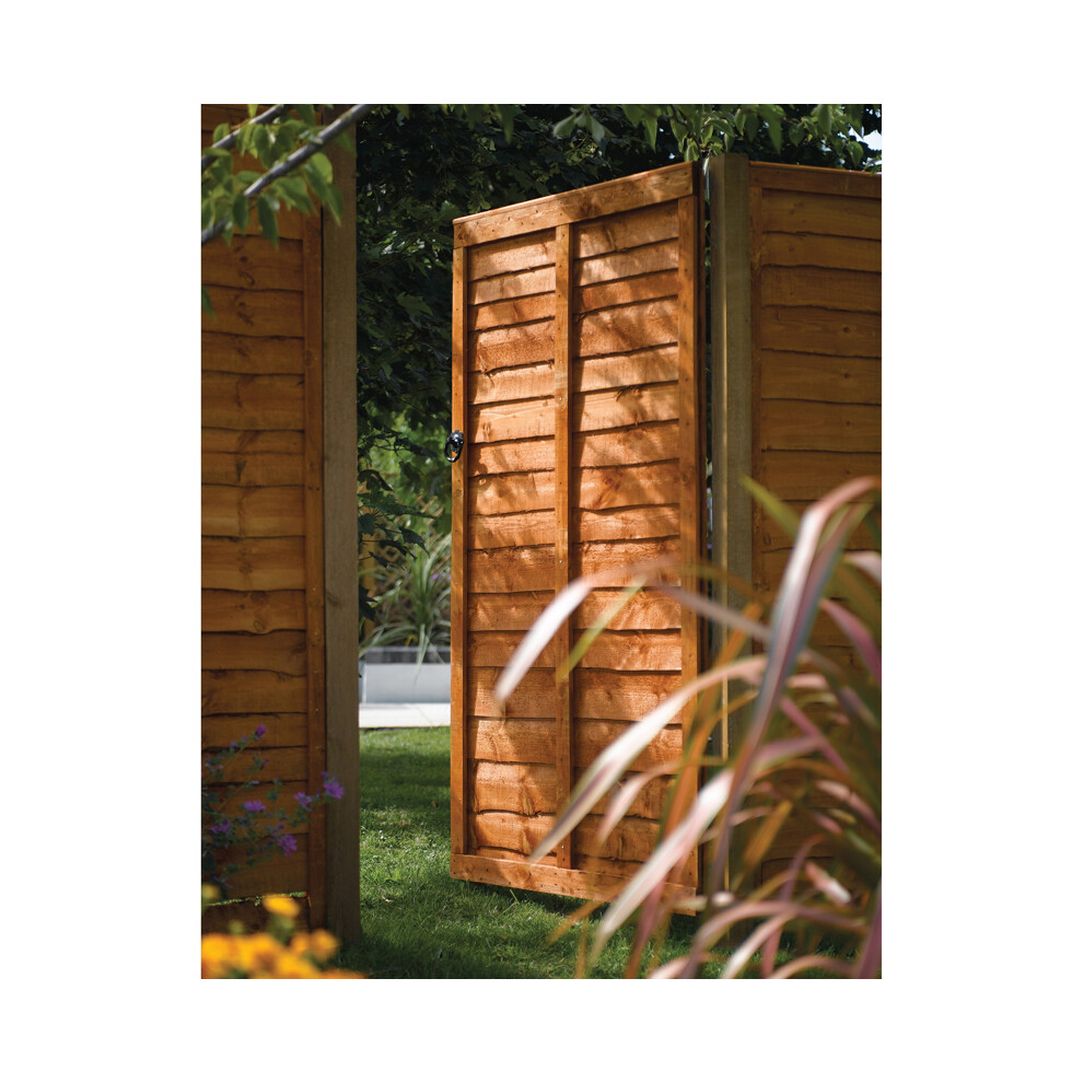 Traditional Lap Gate 6x3 Dip Treated - L91.5 x W91.5 x H183 cm