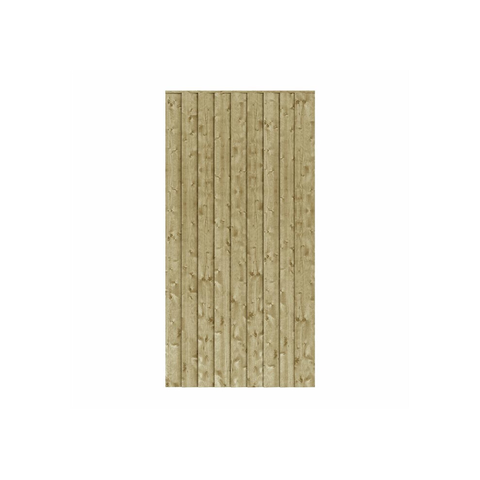 Vertical Board Gate 6x3 Pressure Treated - L91.5 x W91.5 x H183 cm