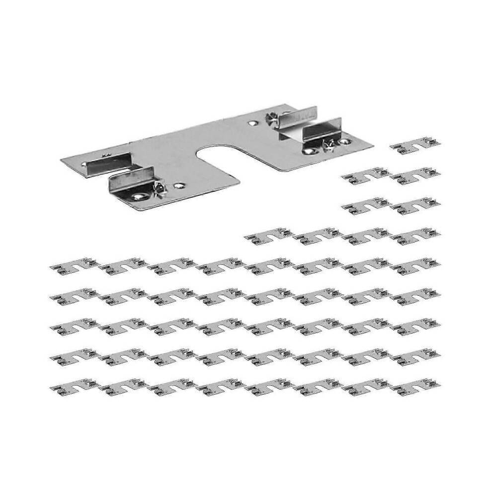 50pcs Solar Panel Mounting Pv Grounding Clip Washer Spacer