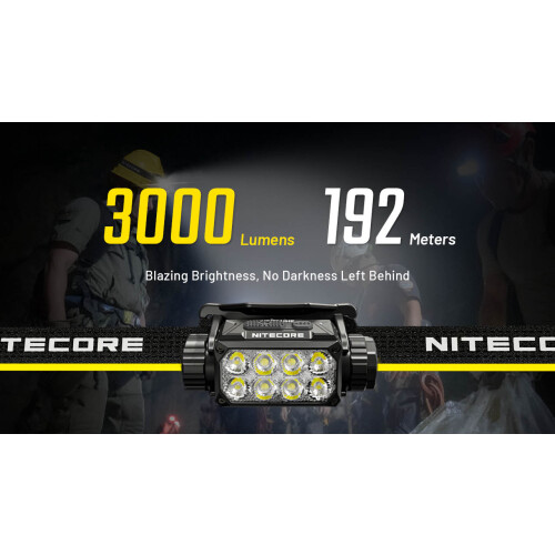 Nitecore HC75 UHE USB-C Charging 3000 Lumens LED Head Torch Headlight 2