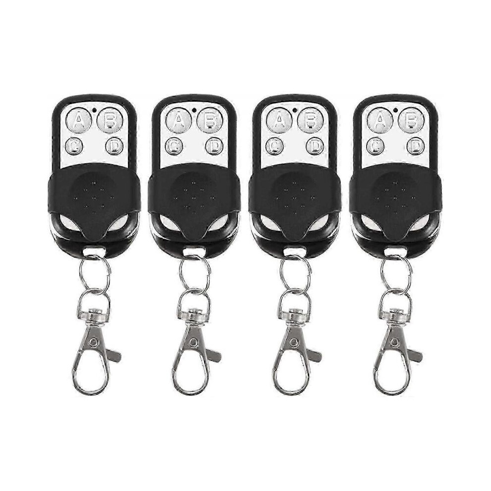 Universal Gate Remote, 4 Pcs Universal Wireless Car Remote Key Fob for Car Garage Door Gate Remote Control Universal Gate Hardware