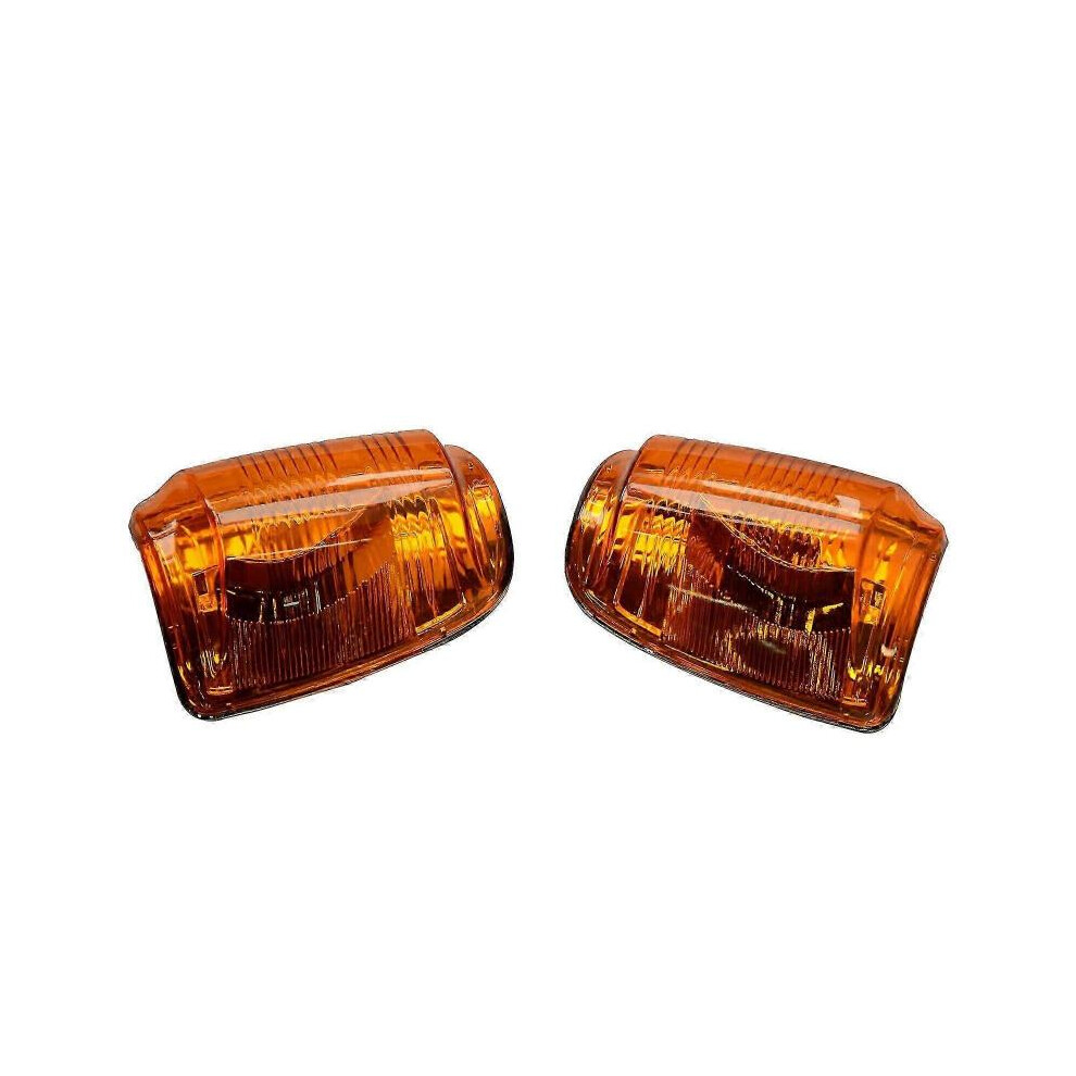 2pcs Amber Door Side Mirror Turn Signal Light Lamps for Ford Transit MK8 2014