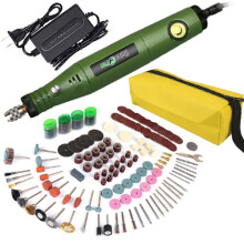 (Grün-361PCS) 110V/220V Elektrische Bohrer Gravur Stift Hause DIY Mini Bohrer Maschine Power Tools Elektrische