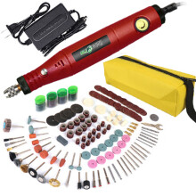 (Rot-361PCS) 110V/220V Elektrische Bohrer Gravur Stift Hause DIY Mini Bohrer Maschine Power Tools Elektrische