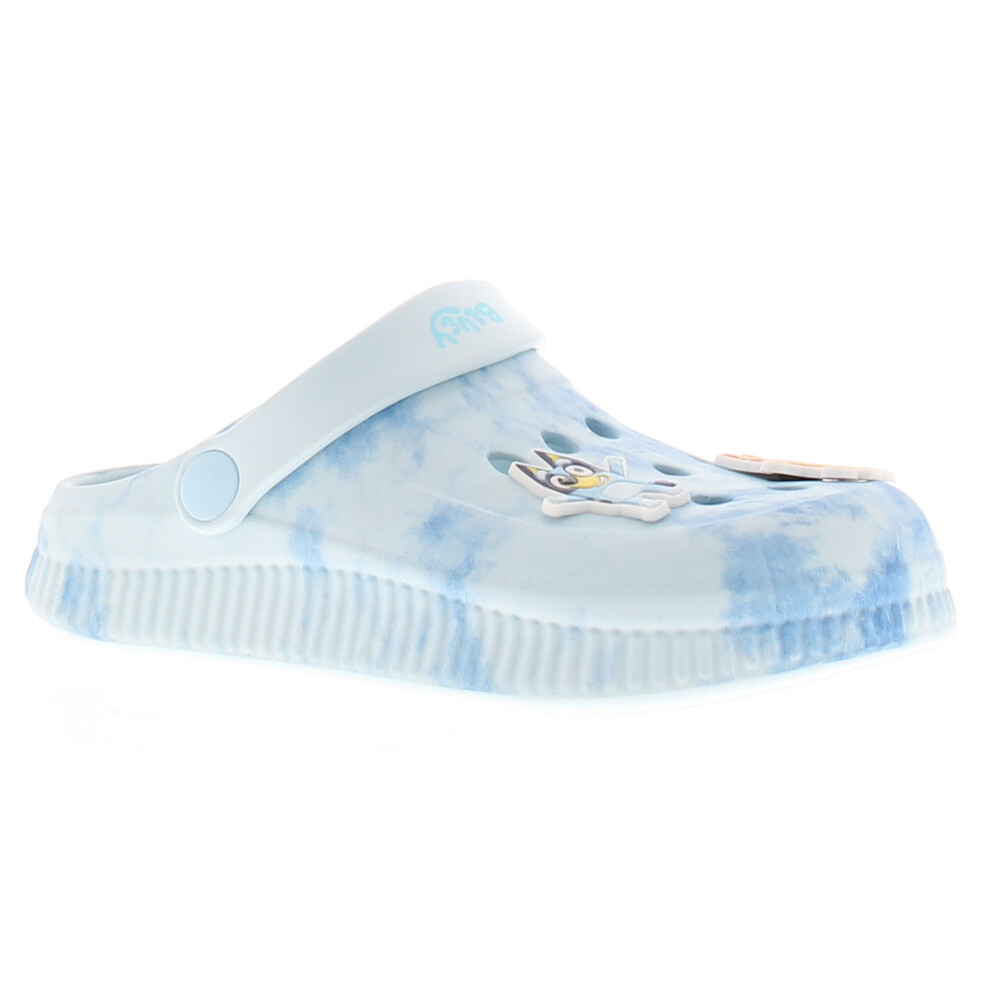 (Blue, 9 (Children's)) Bluey Tie Dye Boys' Sandals & Sliders UK Size