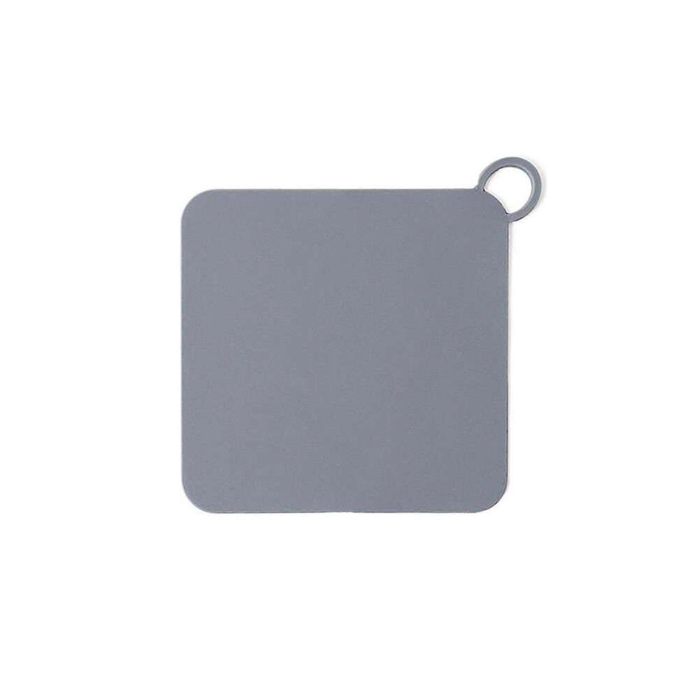 (12*12cm, Gray) Silicone Square Drain Cover Sink Stopper Plug Bathroom Floor Shower Cover/White, Gray 100% NEW