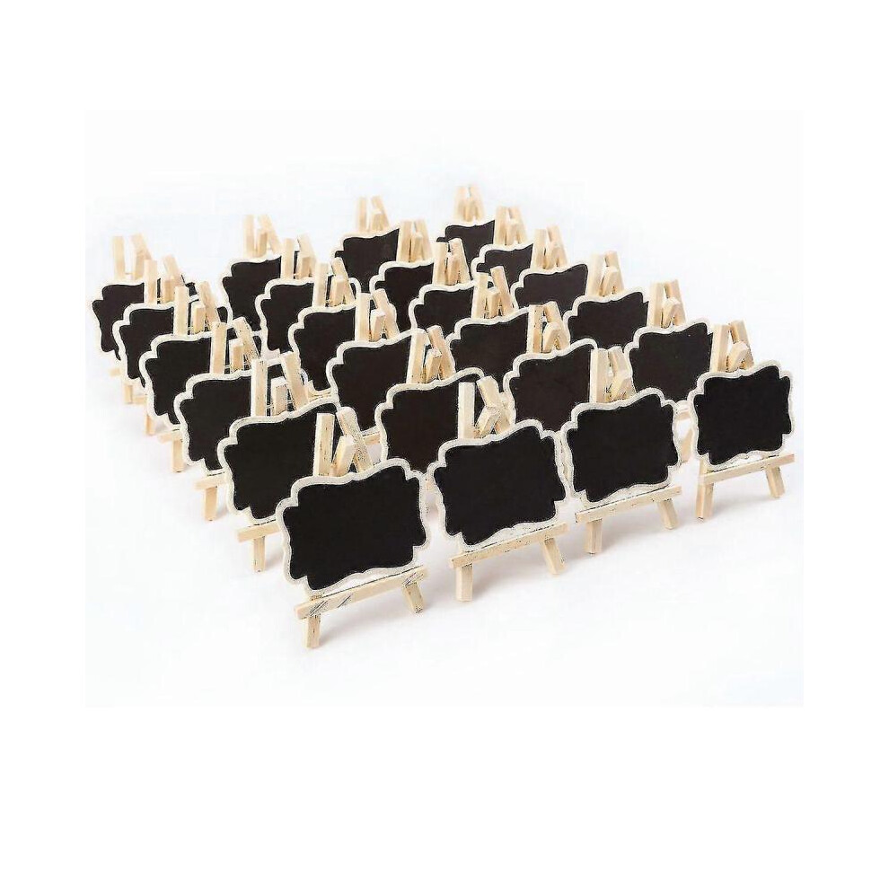 24 Pcs Mini Board Messa Rectangular Slate Board S Memo Label Digit Ta