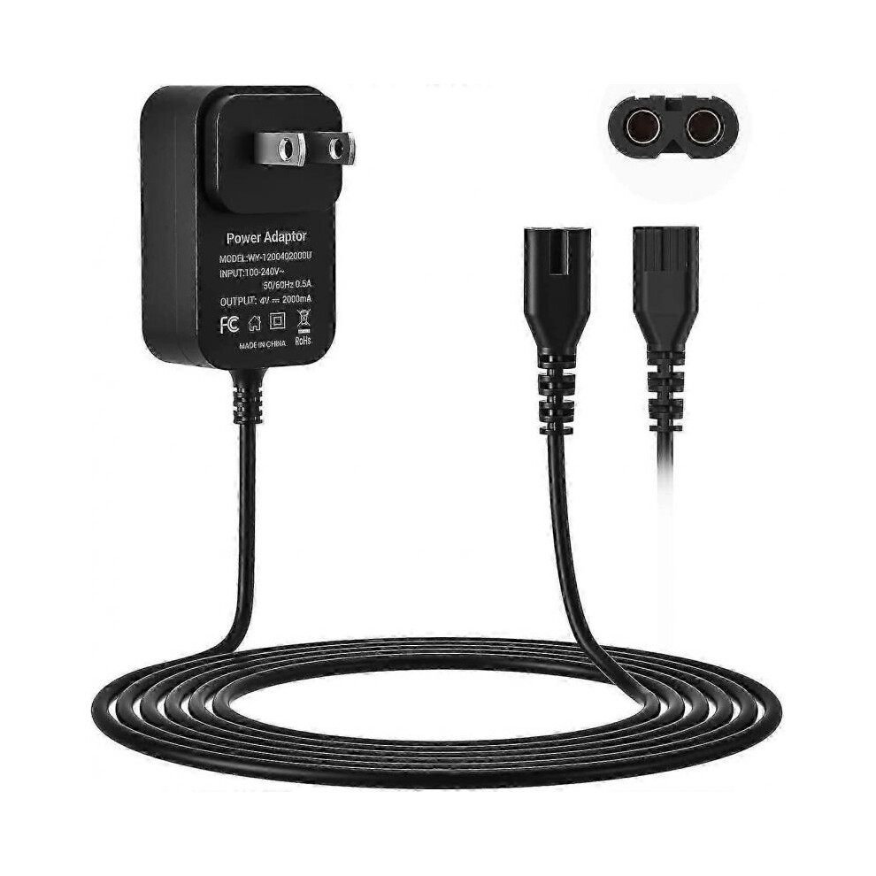 4v2a Wahl Clipper Charger Compatible Wahl Shavers 8148/8164/8591/8504 Compatible with Wahl 1919 100 Years Hair Clipper Wahl 5-star