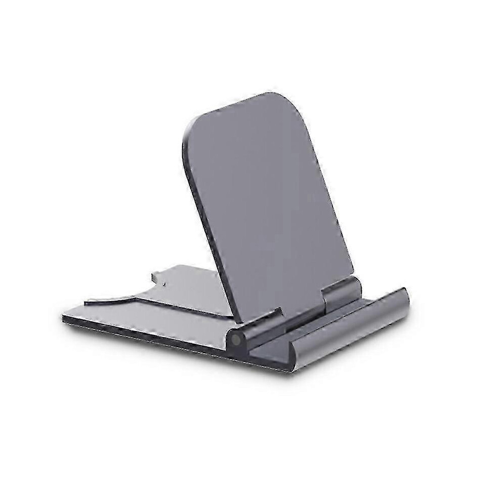 Black Multi-Function Universal Mobile Phone & Tablet Desk Stand with Lazy Adjustment and Multi-Speed Support