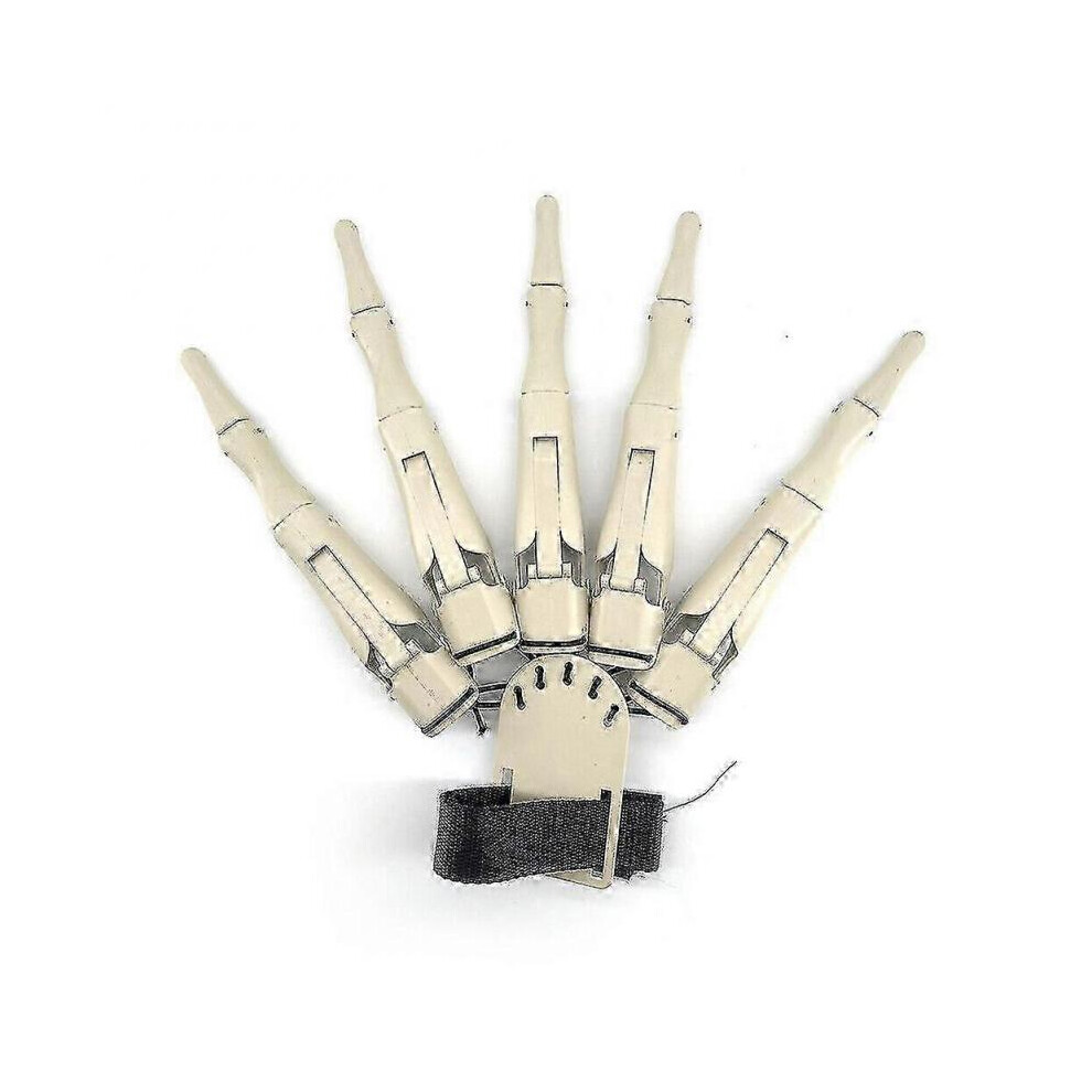 (White) 3d Halloween Articulated Fingers Claws Cosplay Decoration Party Props