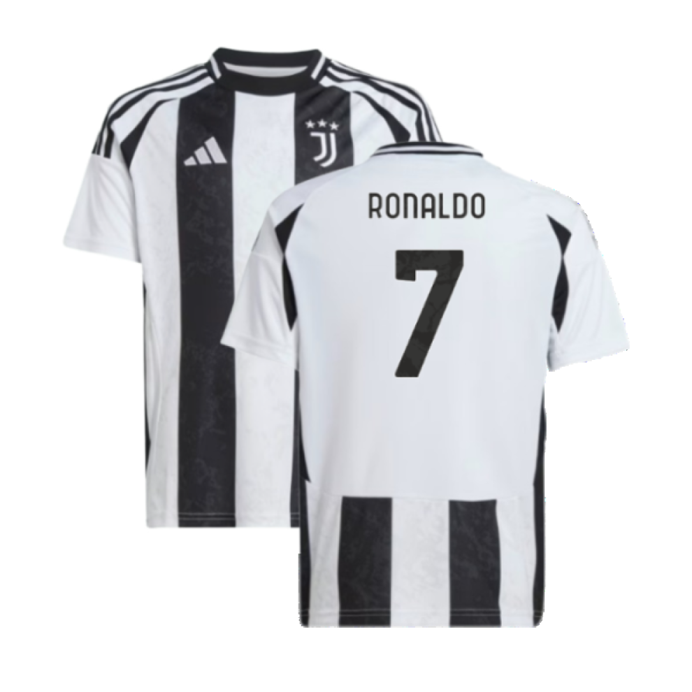 (MB) 2024-2025 Juventus Home Shirt (Kids) (Ronaldo 7)