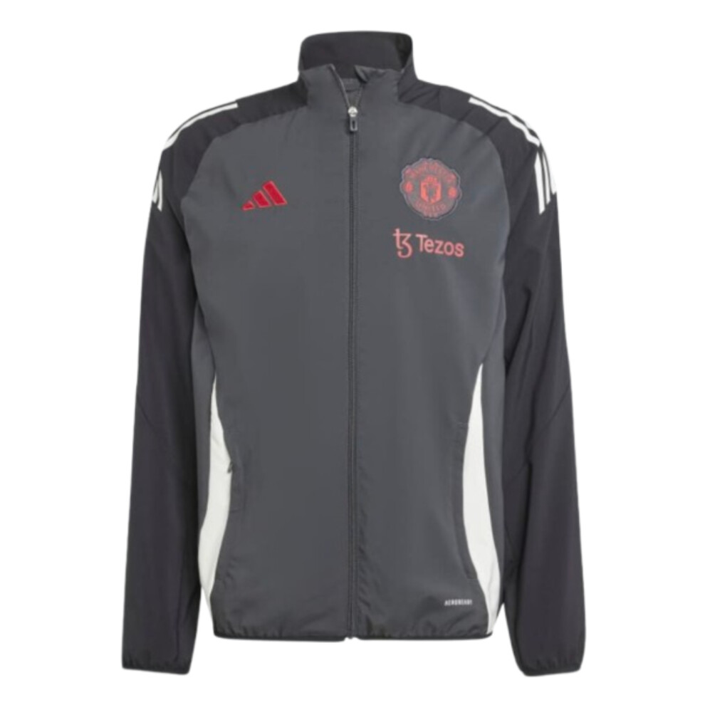 Adidas (S) 2024-2025 Man Utd Eu Presentation Jacket (Carbon)