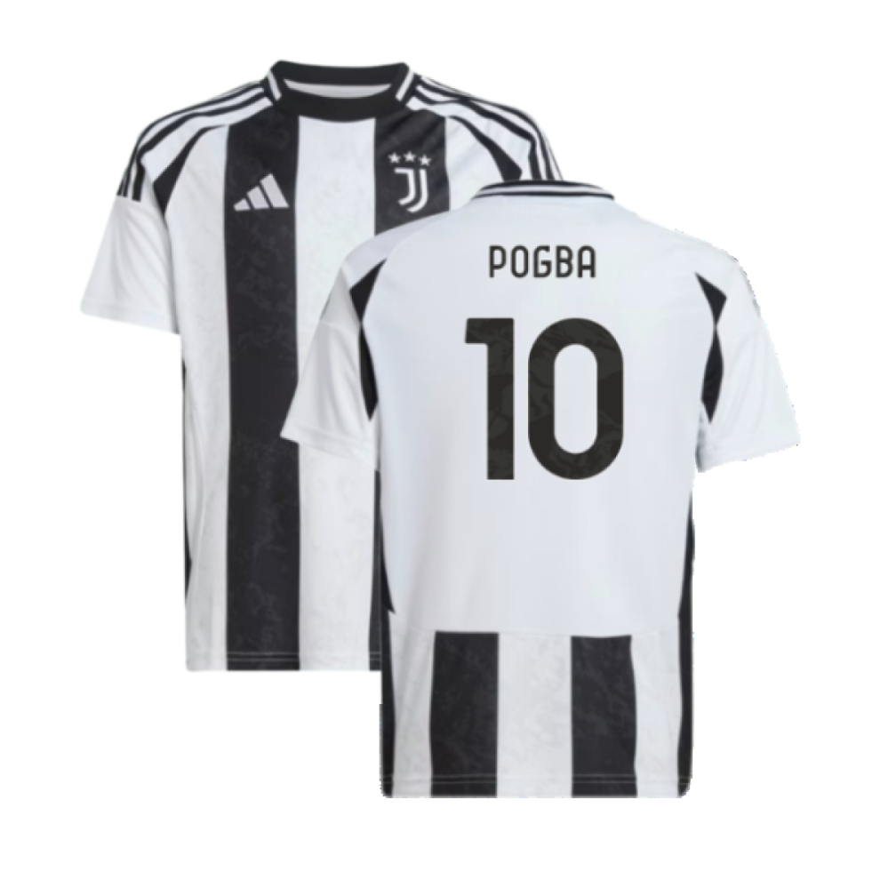 Adidas (Xlb) 2024-2025 Juventus Home Shirt (Kids) (Pogba 10)