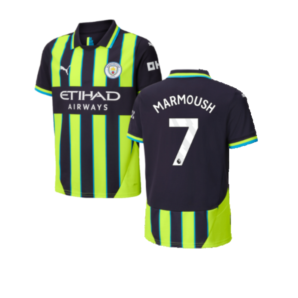 Puma (Sb) 2024-2025 Man City Away Shirt (Kids) (Marmoush 7)