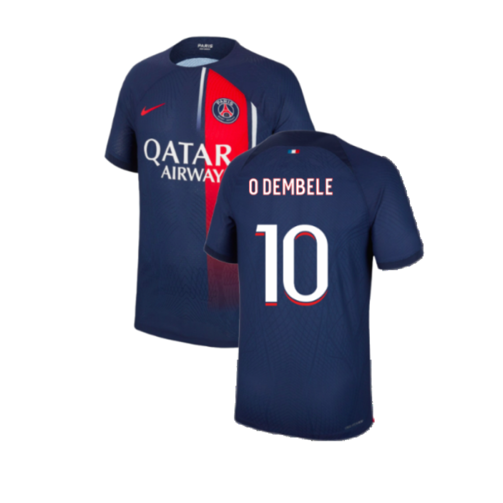 Nike (Xl) 2023-2024 Psg Home Shirt (O Dembele 10)