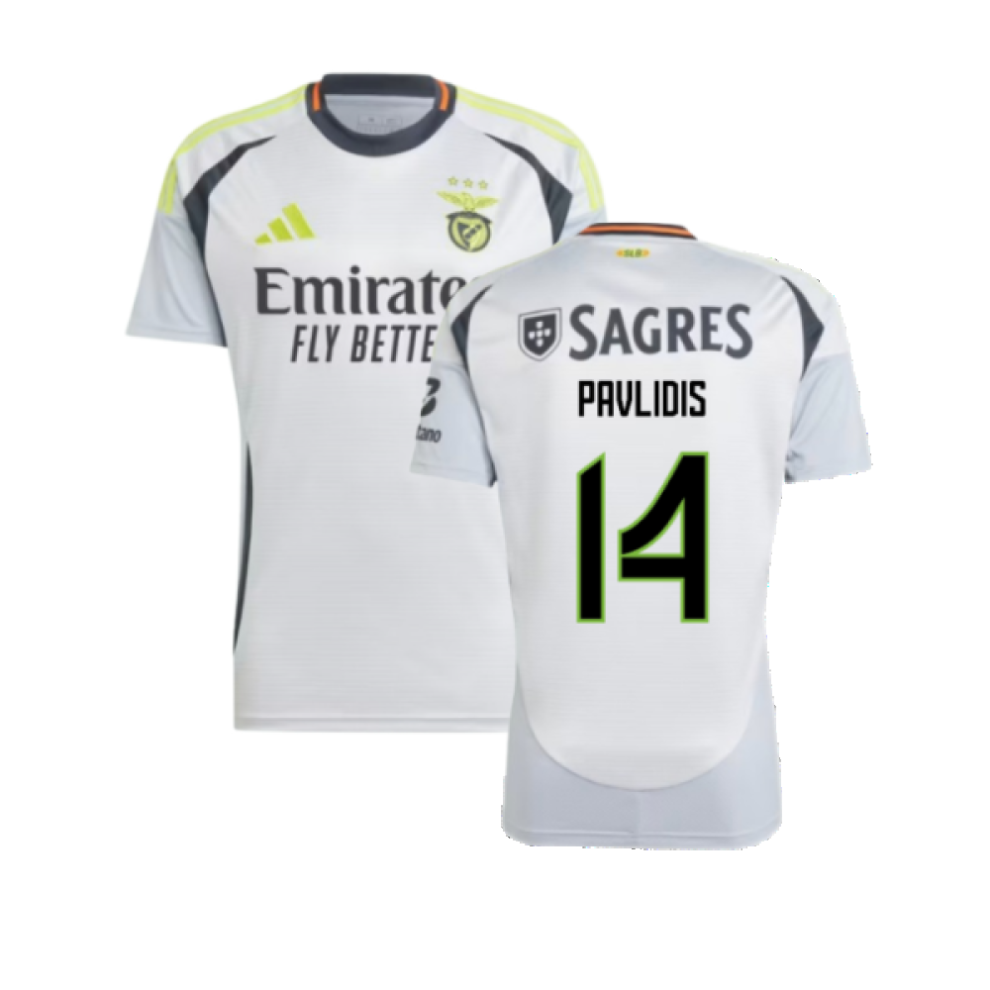 Adidas (Xl) 2024-2025 Benfica Third Shirt (Pavlidis 14)