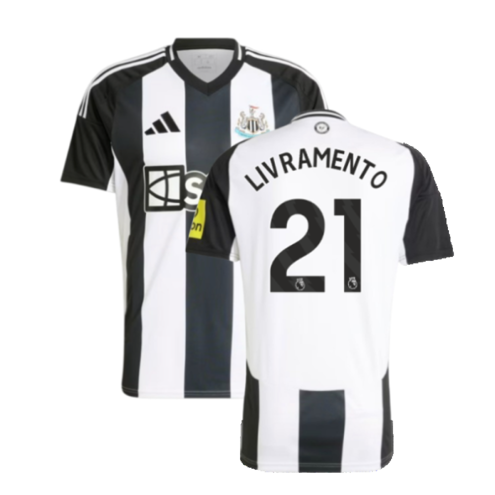 Adidas (M) 2024-2025 Newcastle Home Shirt (Livramento 21)