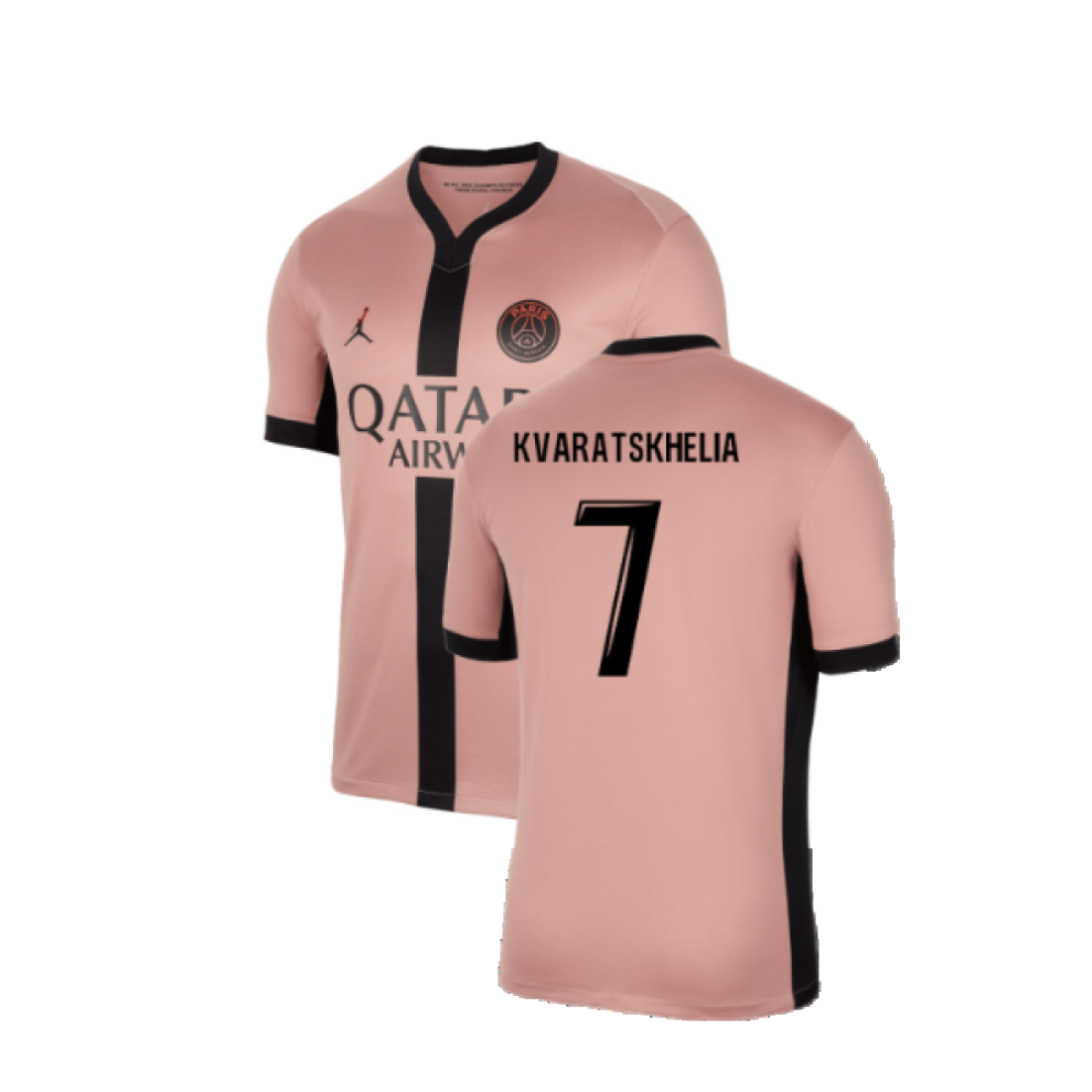 (XL) 2024-2025 PSG Third Shirt (Kvaratskhelia 7)