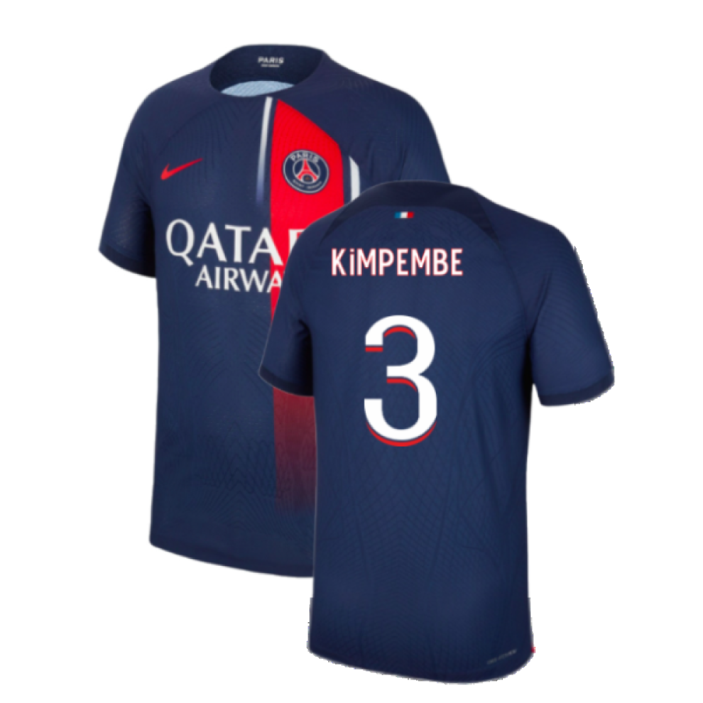Nike (Xl) 2023-2024 Psg Home Shirt (Kimpembe 3)