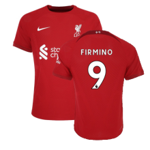 (3XL) 2022-2023 Liverpool Vapor Home Shirt (FIRMINO 9)