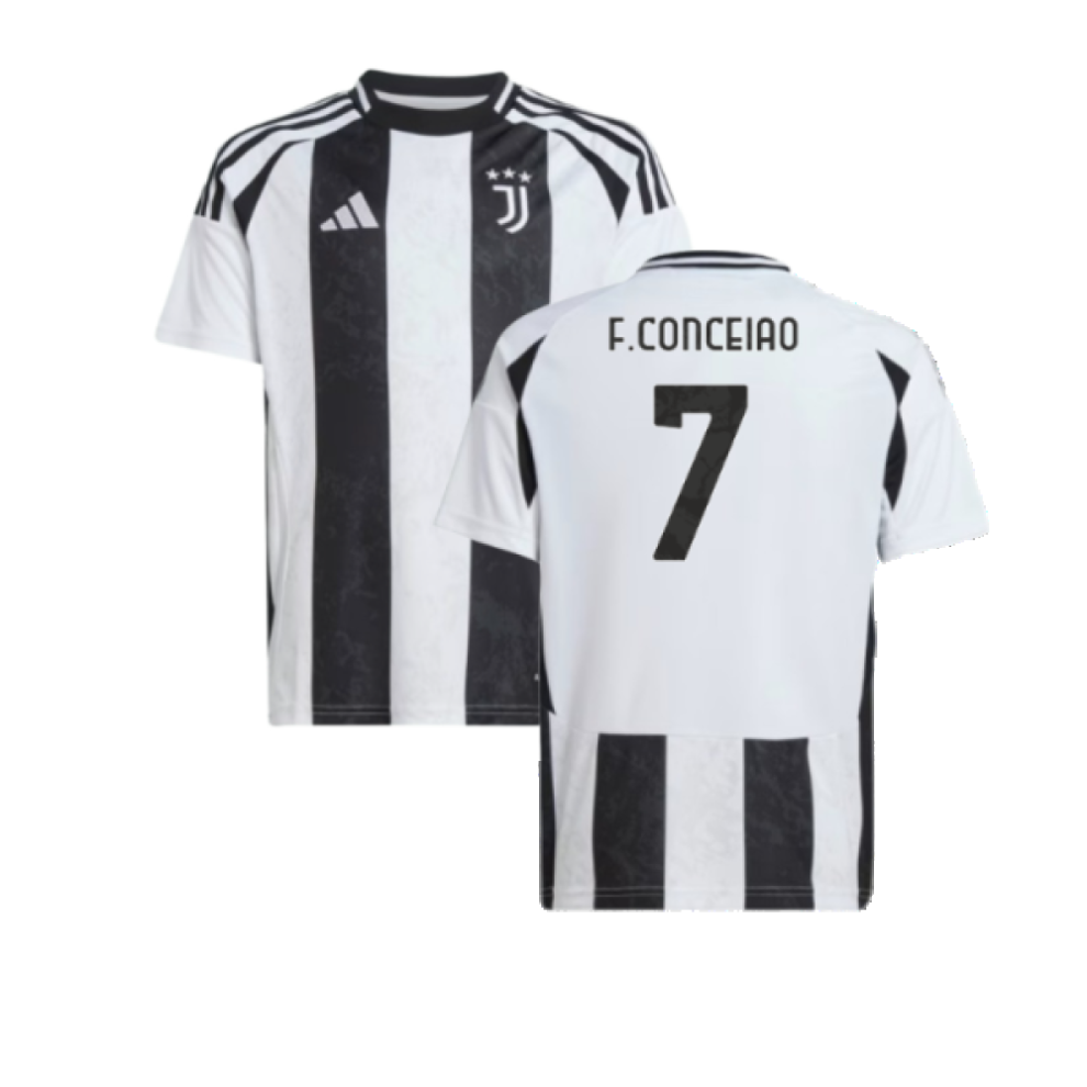 Adidas (Mb) 2024-2025 Juventus Home Shirt (Kids) (F.conceiao 7)