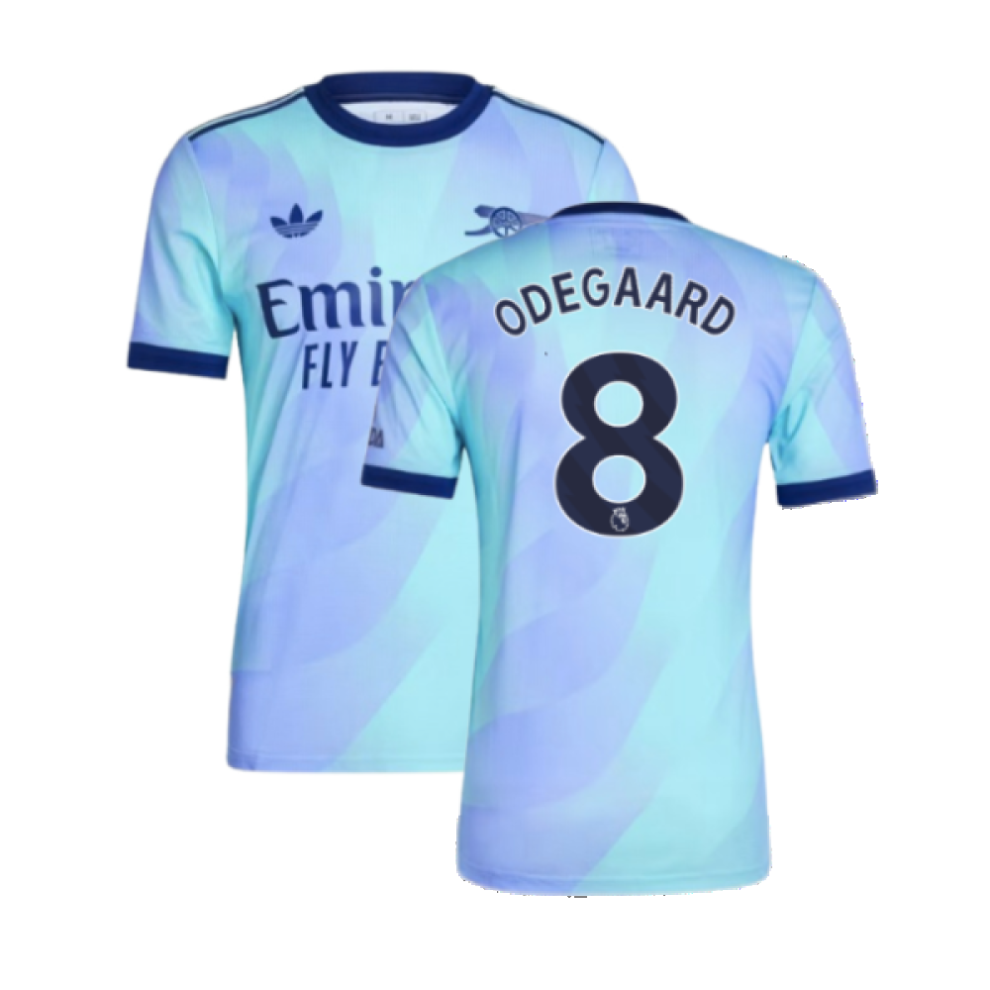 Adidas (L) 2024-2025 Arsenal Authentic Third Shirt (Odegaard 8)