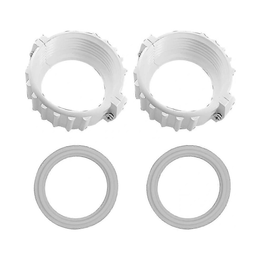 Spa Hot Tub Heater Split Nut Unions with Gasket/o-rings (2 Pack)