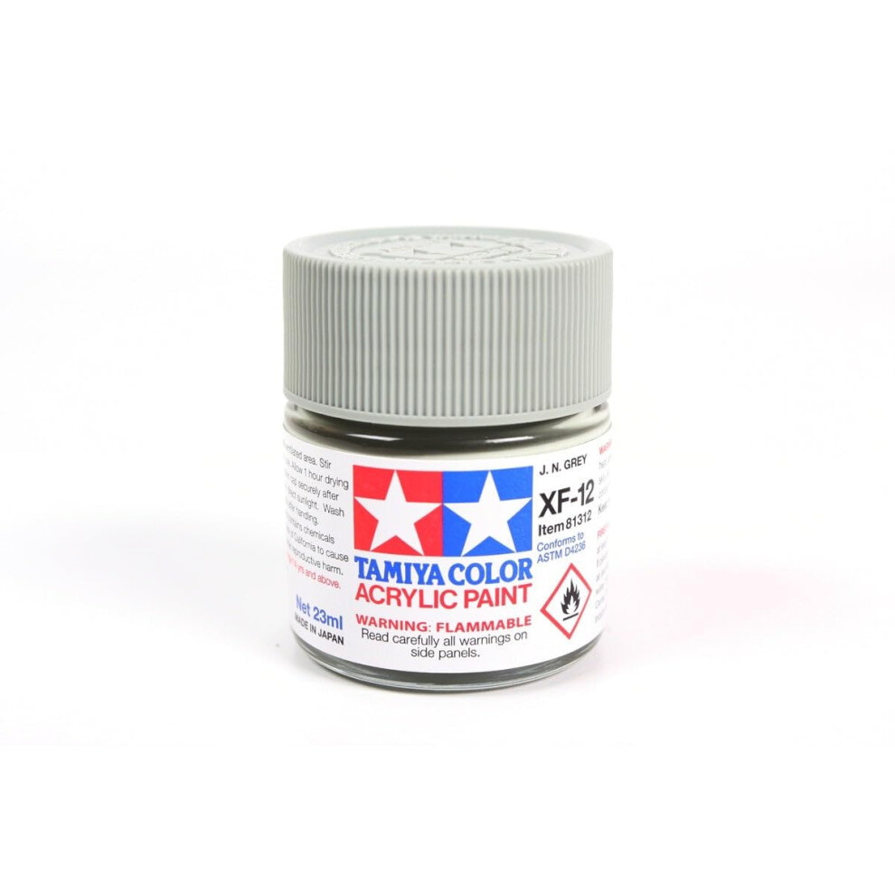 Tamiya Acrylic Mini XF-12 XF12 J.N.Grey