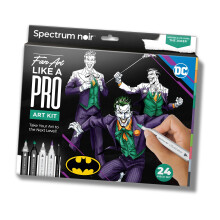 Spectrum Noir Pro Fan Art Set - 24 Piece - The Joker