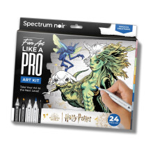 Spectrum Noir Pro Fan Art Set - 24 Piece - Maagisia olentoja