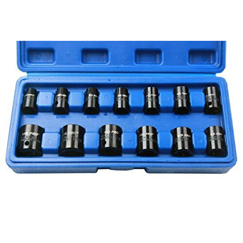us pro US PRO 13PC 3/8" DR Shallow Impact Sockets Metric 1365