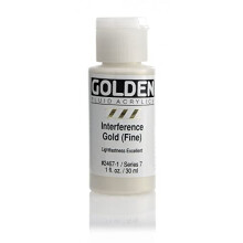 Pro-Art Golden Fluid Acrylic Paint 1 oz-Interference Gold Fine, 30 ml (Pack of 1)