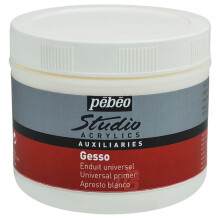 Pebeo 500 ml Studio Acrylics Auxiliaries Studio Gesso, White