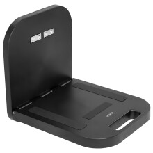 VIVO Magnetic Portable Laptop Workstation, Notebook/Tablet Shelf, Utility Platform with 33 lbs Capacity, Hands-Free Compact Desk, Attaches to Steel