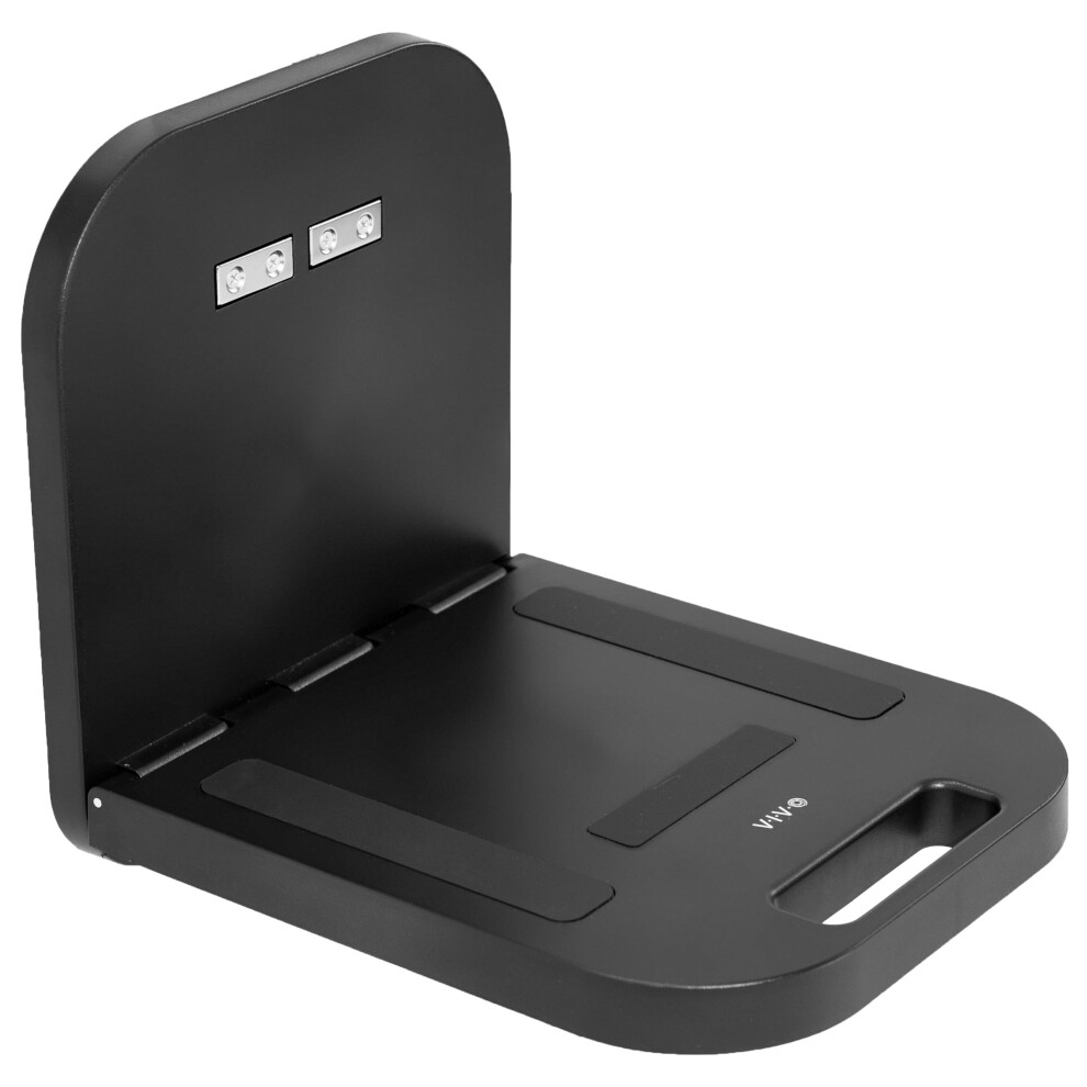 VIVO Magnetic Portable Laptop Workstation, Notebook/Tablet Shelf, Utility Platform with 33 lbs Capacity, Hands-Free Compact Desk, Attaches to Steel