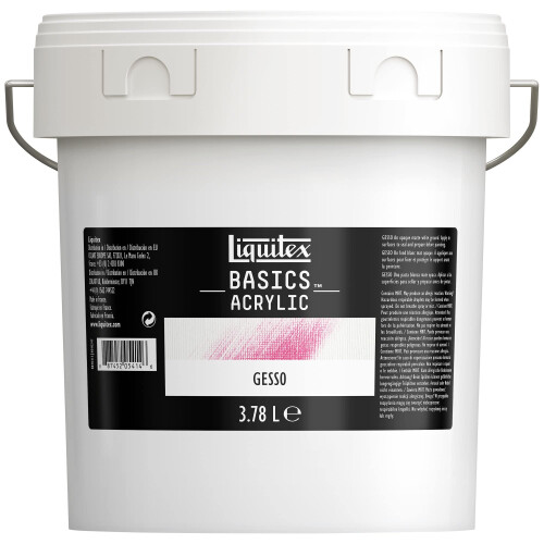 Liquitex Basics Gesso Acrylic 3.78 L Row