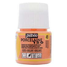 Glänzende Wasserfarbe für Porzellan - Mango - 45 ml