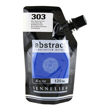 Sennelier : Abstract Acrylic Paint : 120ml : Satin : Cobalt Blue Hue