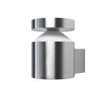 Wall and ceiling luminaire LED: for wall, ENDURA? STYLE CYLINDER / 6 W, 220?240 V, Warm White, 3000 K, body material: stainless steel, IP44, 1-pack