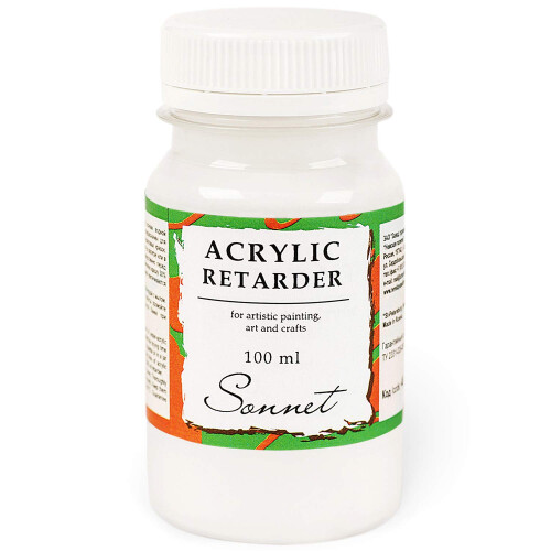 Sonnet ? Acrylic Retarder - Slow Drying Medium for Acrylic-Paints - 100 ml