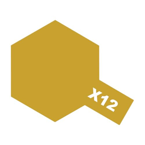Tamiya Acrylic Mini X-12 Gold Leaf 10ml Paint Bottle 2