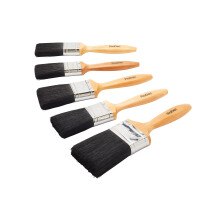 ProDec 5 piece Craftsman Trade Professional Mixed Bristle Paint Brush Set for Painting with Emulsion, Gloss, Satin Paints on Walls, Ceilings, Wood and