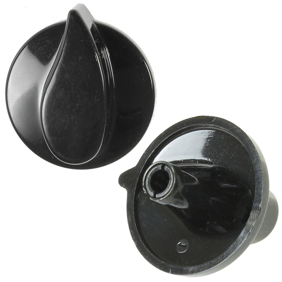 Belling Genuine Solitaire Country Chef Oven Cooker Hob Black Control Switch Knobs (Pack of 2)