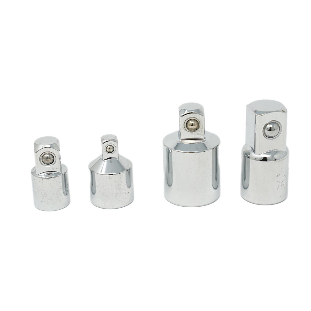 Dapetz ? 4Pcs Socket Adaptor,Converter And Reducer Set For Impact Driver Conversions/Ratchet Wrenches 1/4" 3/8" 1/2" Comes With Chrome Vanadium Steel 5057957005201