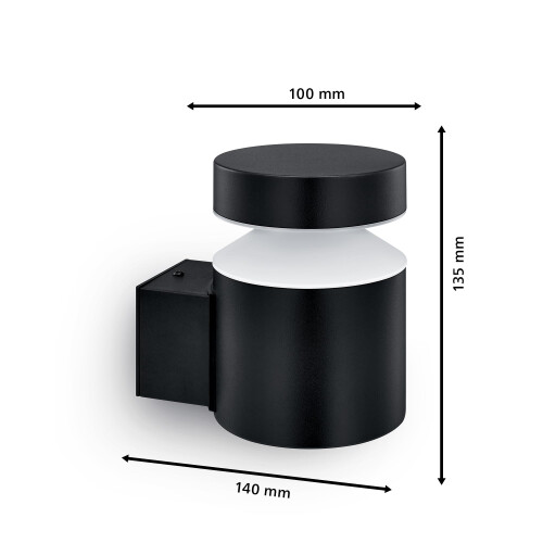 Philips Philips Lighting Outdoor Wall Light, Aluminium, Black 2