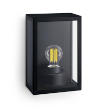 Philips Lighting Outdoor Wall Light, Aluminium, Black